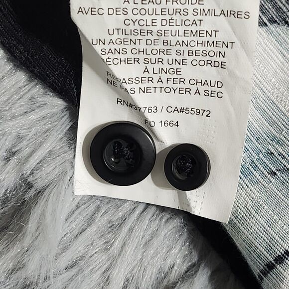 Cubavera‎ Hawaiian Shirt Mens Size XL XLarge Rayon Floral Black Blue Rayon Camp - Picture 12 of 12